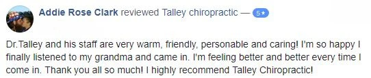 Chiropractic Granite City IL Testimonial Addie R