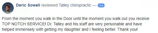 Chiropractic Granite City IL Testimonial Deric S