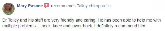 Chiropractic Granite City IL Testimonial Mary P