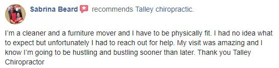 Chiropractic Granite City IL Testimonial Sabrina B